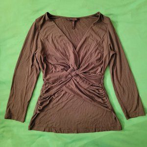 BCBGMaxAzria Top, Dark Green, Size M, NWOT